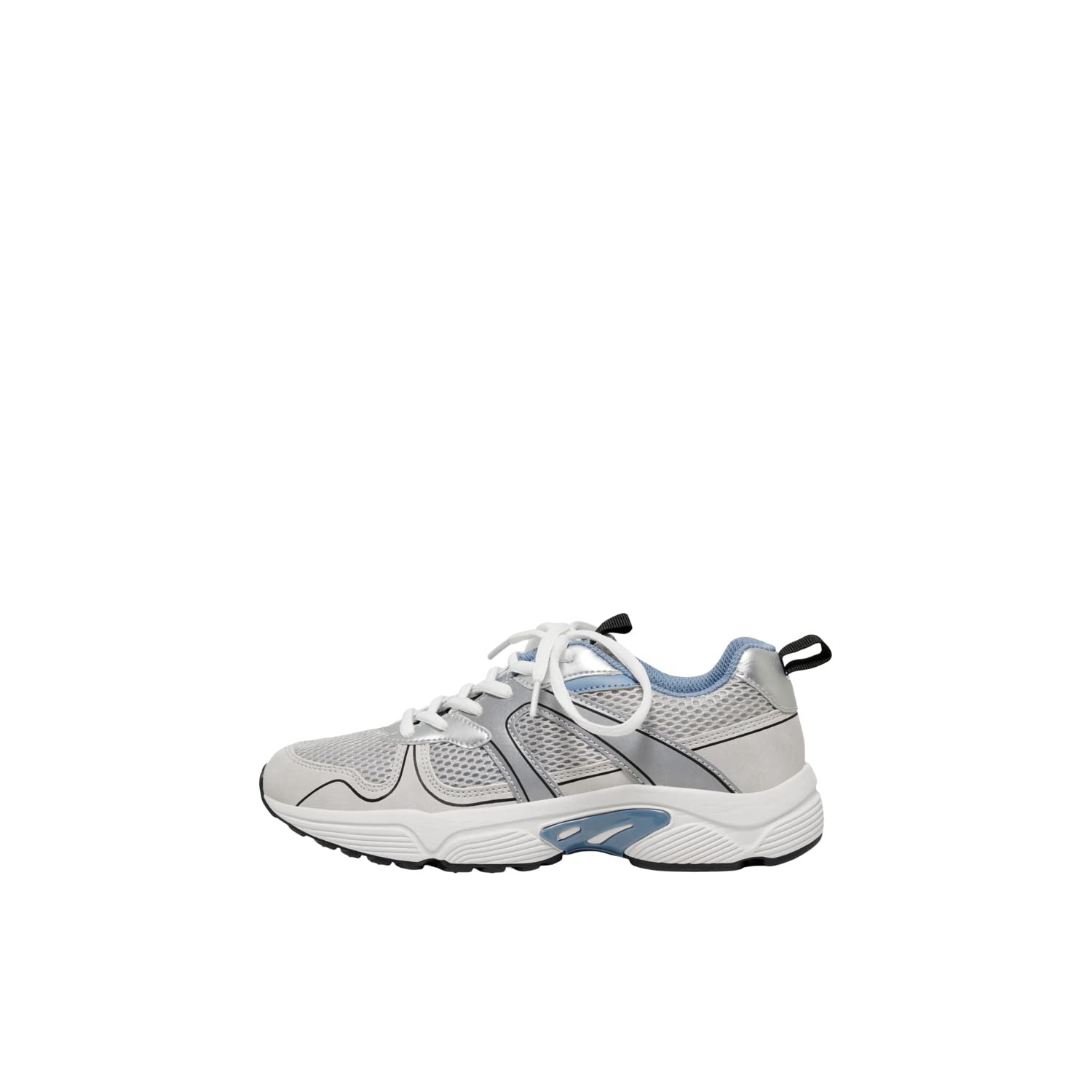 Amazon.com | ONLY Women's Low-Top Sneakers, White Detail